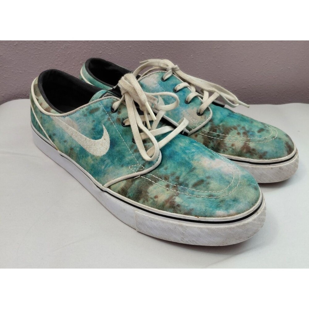 Nike Zoom Stefan Janoski PR QS Tie Dye Turbo Citron Green Sz11 678472-317